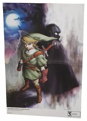 Nintendo Power Legend Of Zelda Twilight Princess Wii Gamecube Double Sided Poste • £14.46
