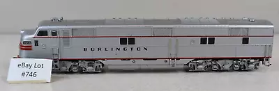(Lot 746) HO Model Train Proto 2000 Diesel Locomotive E7 Burlington 9921A • $10.50