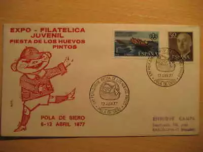 Spain Pola Of Siero Asturias 1977 Cancel Eggs Spot Egg Eggs Egg Oeuf Galli • $6.73