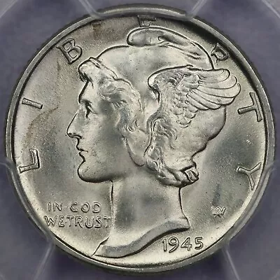 1945 10C Mercury Dime - PCGS MS 66 • $49.99