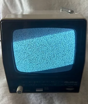 Vintage Quasar XP1475H 4 Way Travel Mini CRT TV • $50