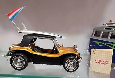 $279.99 • Buy Franklin Mint Meyers Manx 1969 VW Dune Buggy 1/24 B11B813 Gold W/Acc RARE 