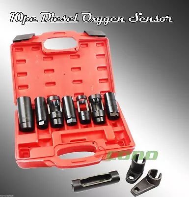 10Pcs Sensor Oil Pressure Sending Unit Socket Set Oxygen Injection Tool Set • $34.83