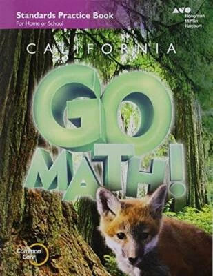 $4.48 • Buy Houghton Mifflin Harcourt Go Math! California: Practice Workbook Grade 3 - GOOD