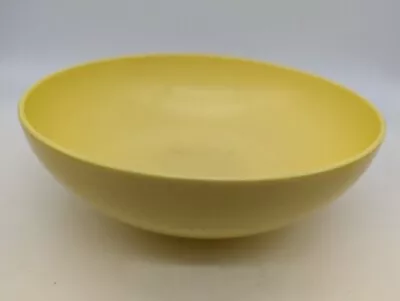 Vintage Stetson Melmac Yellow Dinnerware Serving Bowl 8.5  Diam Salad Vegetable • $16.90