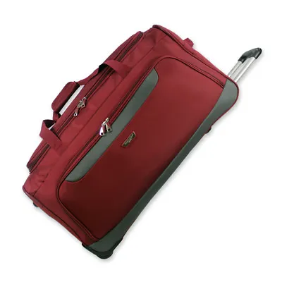 £29.95 • Buy Lightweight Luggage Wheeled Trolley Holdall Suitcase Duffle Bag Travel Bag AR306
