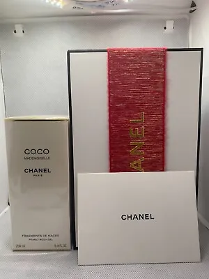 Chanel Coco Mademoiselle Pearly Body Gel 250mL & Chanel Gift Box & Chanel A Note • £192.79