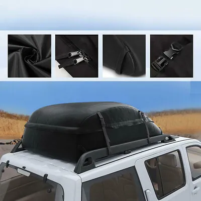 Car Roof Top Rack Cargo Bag 20 Cubic Storage Luggage Carrier Travel Waterproof • $48.99