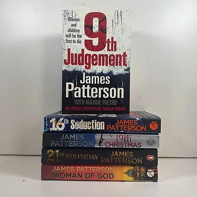 James Patterson Paperback Book Bundle X 5 Thriller Womens Murder Club • £10.99