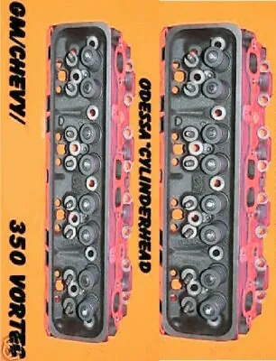 2 Chevy Gm Gmc 350 906 062 V8 5.7 Vortec Cast Iron Cylinder Heads Reman No Core • $790