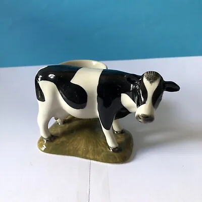 Friesian Cow Egg Cup - Quail Ceramics • £12