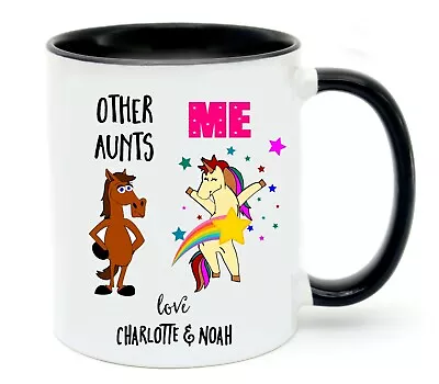 Personalised Unicorn Mug Aunt Aunty Gifts Birthday Christmas Present Coffee Mug • $15.95