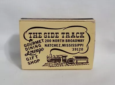 Vintage The Side Track Restaurant Lounge Matchbox Natchez MS Advertising Matches • $12.99