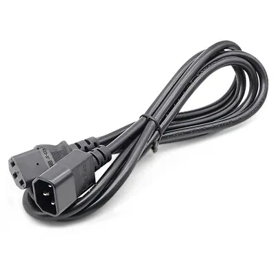 AC Power Cord Extension Cable 6ft 10A IEC Kettle C13 Female To C14 Male Plug • $13.16