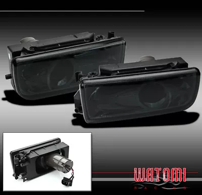 92-98 Bmw E36 3-series 318 320 325 328 Projector Bumper Driving Fog Lights Smoke • $45.95