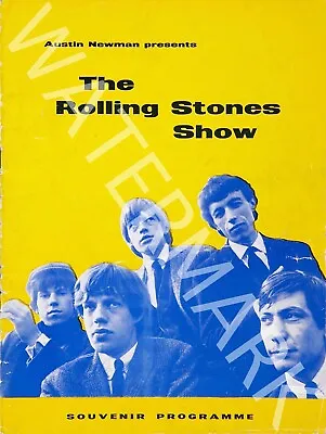 The Rolling Stones - Programme - 1964 Vintage Music Poster • $29.95
