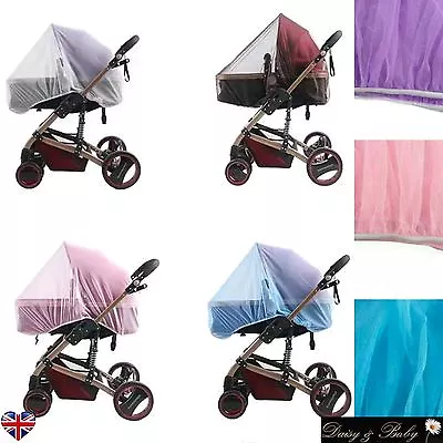 Cat MOSQUITO NET Pushchair Cot Moses Basket Pram Carseat Safety Stroller Buggy • £4.60