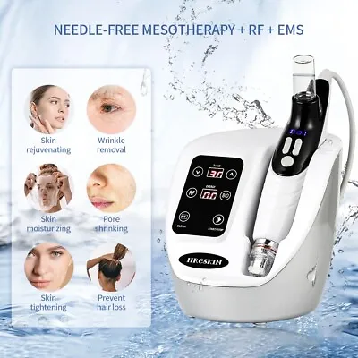 EMS Meso Injector No Needle Skin Wrinkle Removal Care Machine RF Mesotherapy Gun • $189.99