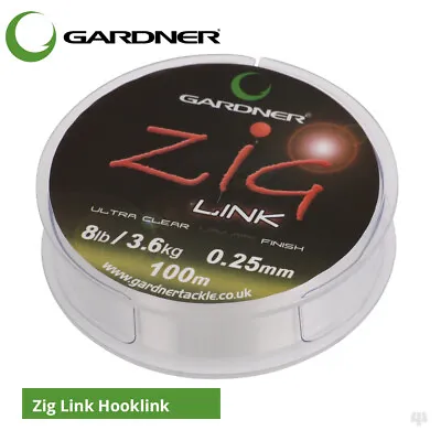 Gardner Tackle Zig Link Hooklink - Carp Coarse Floater Surface Rig Fishing Line • £6.79