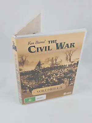$19.08 • Buy Ken Burns The Civil War: Volume 1-3 DVD (Region 4) VGC NEW CASE