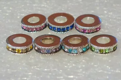 NEW DaVinci Beads & Charms Interchangeable Jewelry - CZ Wheel Spacers • $7.50