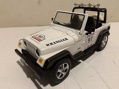 1:19 Scale Not 1:18 Diecast Model Car Solido Jeep Wrangler Rally Du Lac 4x4 #97 • £19.99