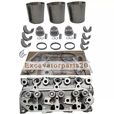 New Cylinder Head + Overhaul Rebuild Kit For Mitsubishi L3E2 L3E L3E-61SD Engine • $1047