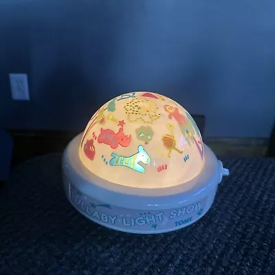 Vtg 1987 Tomy Lullaby Light Show Musical & Projection Baby Night Light Works • $24.99