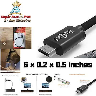 Cable Cord Micro USB TV Powering HDMI Streaming Media Player Wireless Universal • $18.07