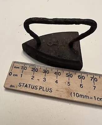 Vintage Miniature Iron Collectable Children's Toy Cast Iron Clothes Iron Antique • $7.32