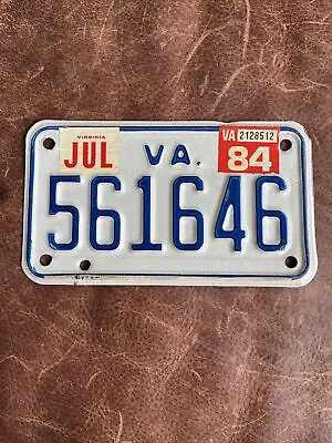 $17.95 • Buy 2014 Virginia Motorcycle 🏍License Plate. Tag Vintage VA #561646