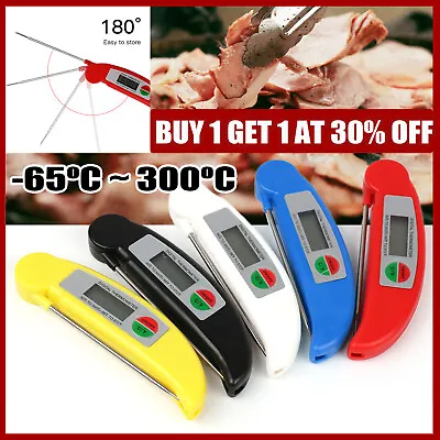 £4.82 • Buy Digital Food Thermometer Probe Cooking Meat Temperature BBQ Kitchen Turkey Jam