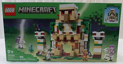 Lego Minecraft 21250 The Iron Golem Fortress 868 Pieces Ages 9+ • $67.45