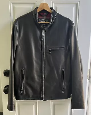 $800 • Buy Schott NY Cafe Racer Cowhide - Mens Leather Jacket