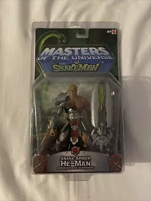 Masters Of The Universe Motu Mattel 200X SnakeMen Snake Armor He-Man (RARE) • $500
