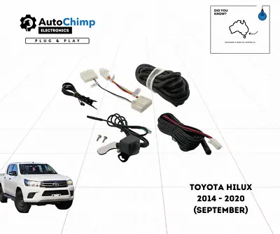 Reverse Camera Kit For Toyota Hilux Factory Screen 2014 To 2020 SR Workmate & SR • $229