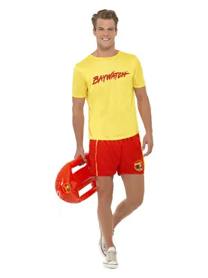 £26.66 • Buy Baywatch Men's Beach Costume, Yellow