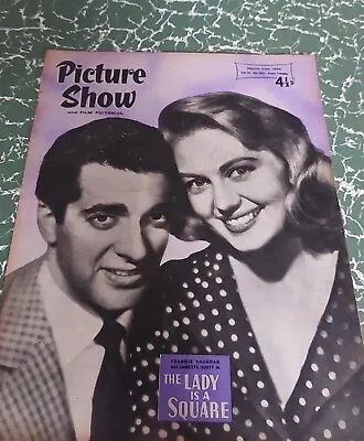 Vintage PICTURE SHOW Magazine 21 APRIL 1959 Frankie Vaughan/Janette Scott Q363 • £8