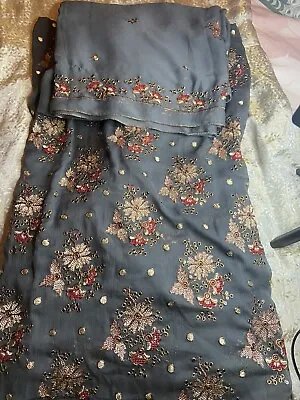 Unstitched Salwar Suit INDIAN BOLLYWOOD WEDDING PARTY PAKISTANI WEAR DESIGNER Sa • £27