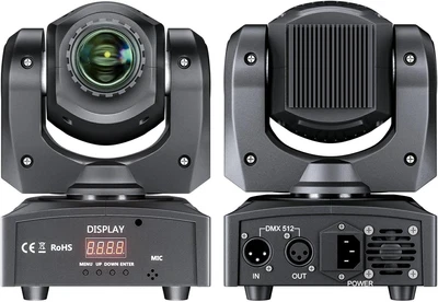 £145.09 • Buy BETOPPER 7 GOBO Moving Head 10W LED Stage Lights Beam Lights Professional DMX512