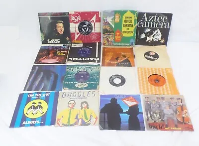 £9.95 • Buy Job Lot Of 37 Vinyl Singles 1960s 1970s 1980s Mixed Genres 7  Buggles Adam Ant