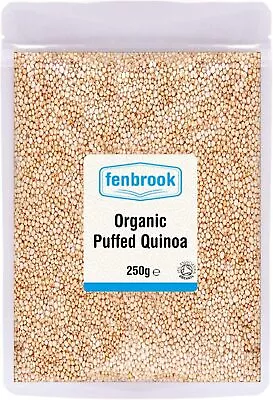 Organic Puffed Quinoa 250g | Certified Organic By Fenbrook Organic • £11.18