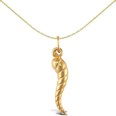 £51.99 • Buy Ladies 9ct Yellow Gold Mersham Jewels Horn Of Plenty Charm Pendant
