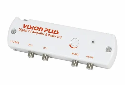 Vision Plus VP3 Digital Caravan Television Signal Booster / Amplifier 12 Volt   • £35.65