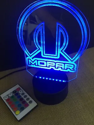 Mopar Led Light Sign Multi Color Display (big 8x6”) U.S.A • $29.99