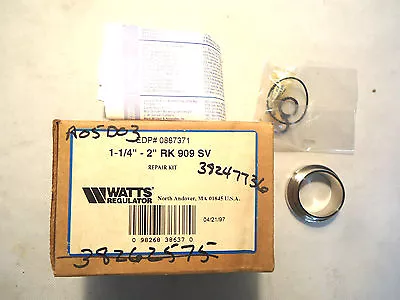 $25.99 • Buy New In Box Watts 1-1/4 -2  Rk-909-sv Repair Kit P/n 0887371