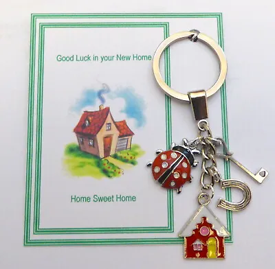 £5.50 • Buy Good Luck In New Home Gift Home Sweet Home Welcome To Your New Home Key Ring 
