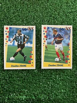 Panini Superfoot 98 99-Zinedine ZIDANE France 98 #190-JUVENTUS #166.stickers  • £51.19