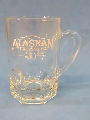 Mini Beer Mug Glass ~ ALASKAN Brewing Co 30 Years ~ Juneau ALASKA • $14.77