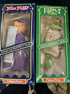 Kermit The Frog And Miss Piggy Doll Vintage • $100